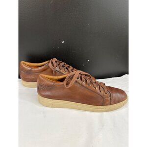 Peter Millar Crown Men's Brown Casual Leather Sneaker Size 11M SKU 6159